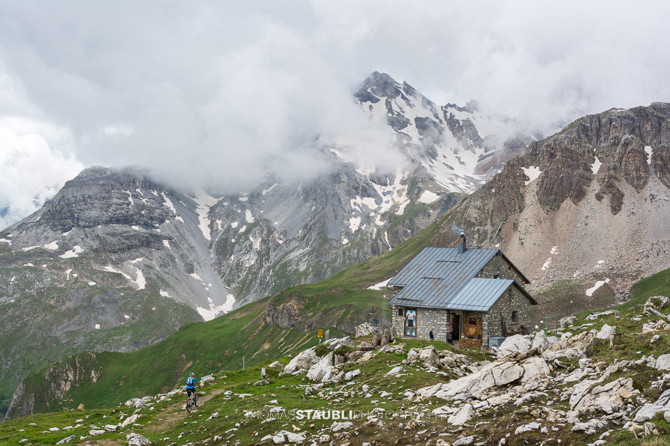 Trübes Wetter auf der Cufercalhütte