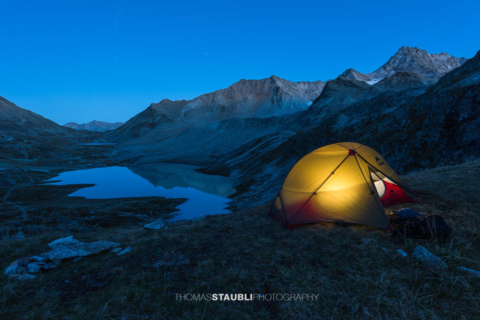 Abenddämmerung bei den Jöriseen