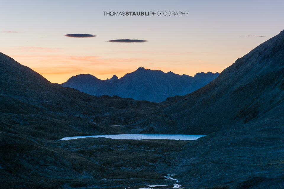 Morgendämmerung über den Jöriseen