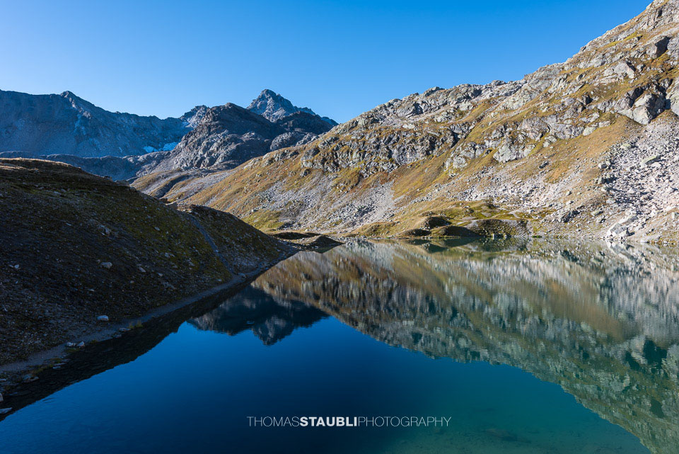 Jöriseen mit Flüela Wisshorn im Hintergrund