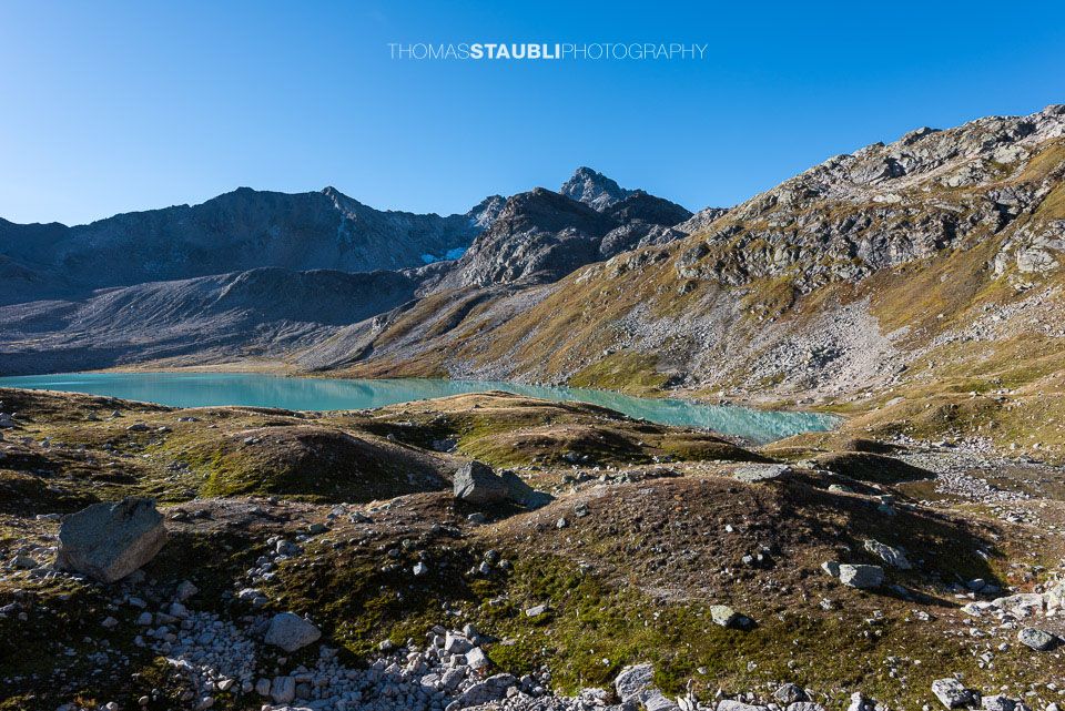 Jöriseen mit Flüela Wisshorn im Hintergrund