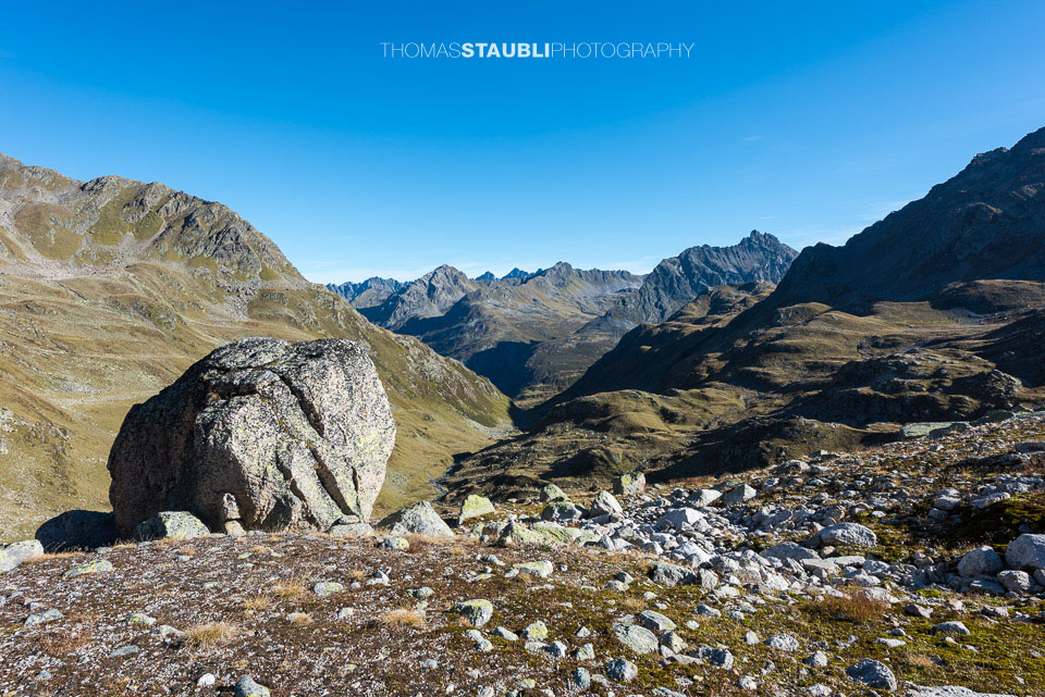 Blick ins Jörital und dem Silvretta-Gebirge