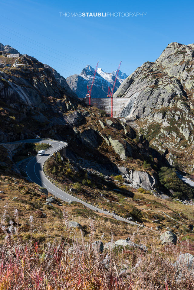Ersatz Staumauer Spitallamm an der Grimsel