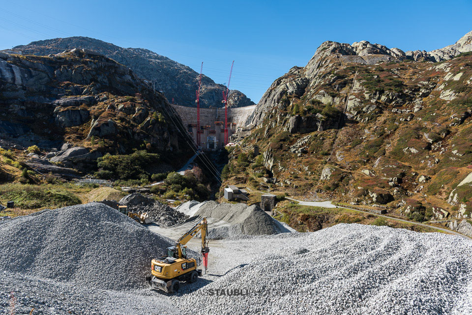 Ersatz Staumauer Spitallamm an der Grimsel