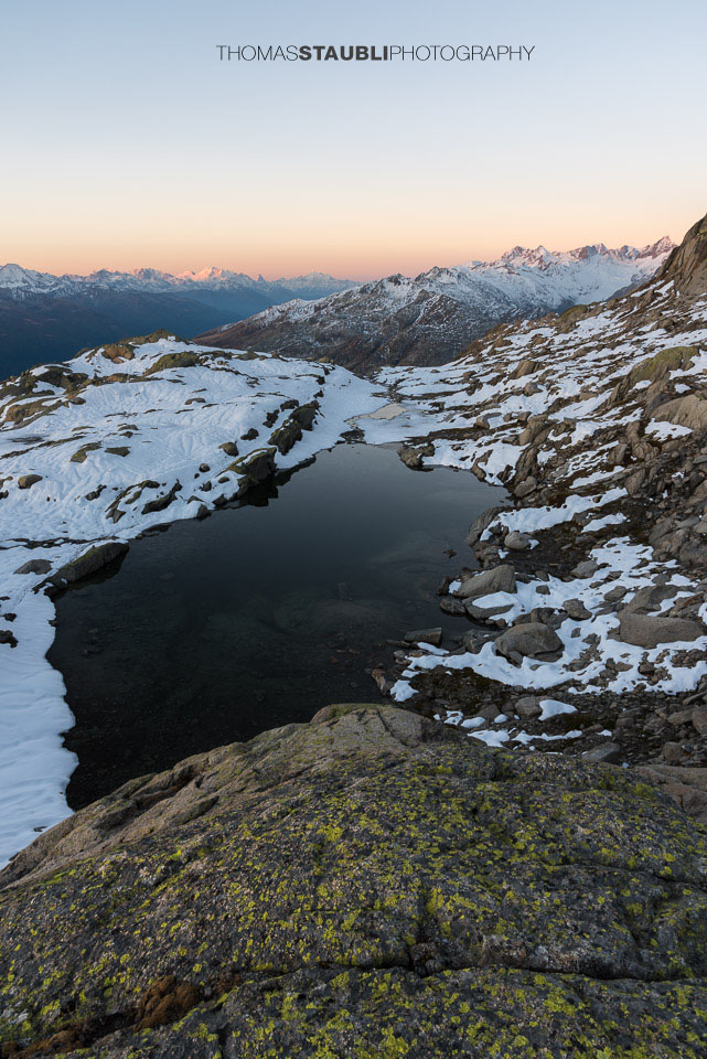 Morgenstimmung über dem Goms