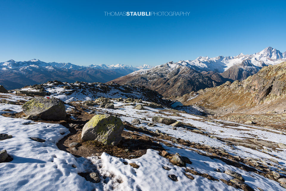 Schneefelder auf dem Nägelisgrätli