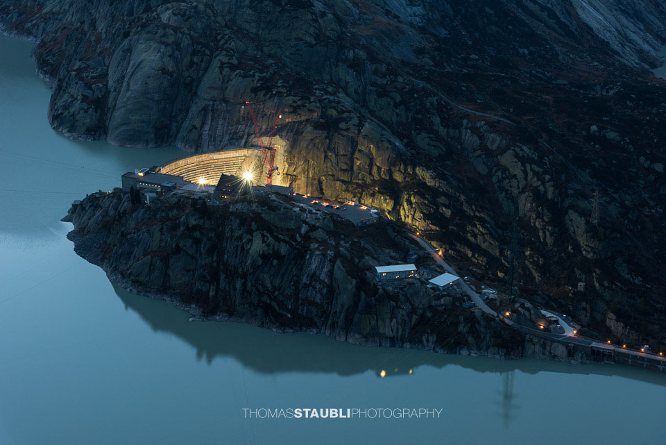 Ersatz Staumauer Spitallamm an der Grimsel