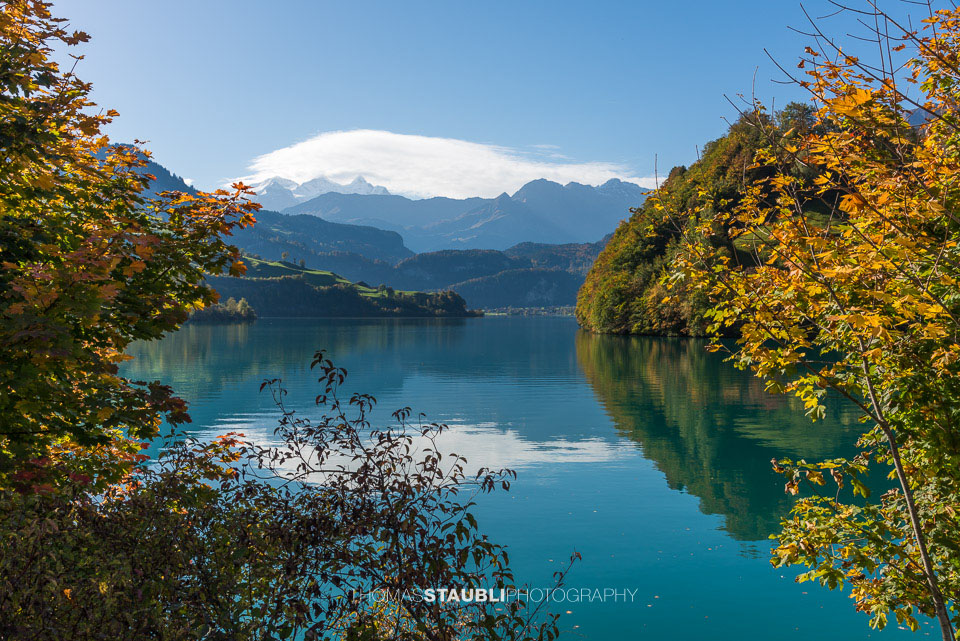 Blick von Kaiserstuhl auf den Lungernsee