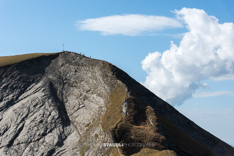 Blick vom Männli / Mändli Richtung Stellenen