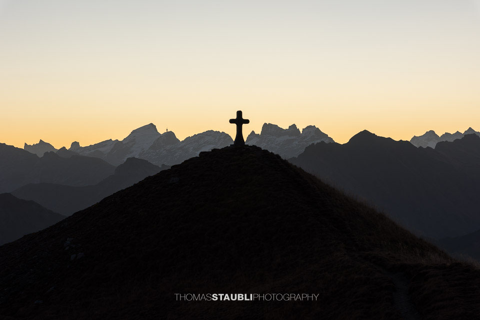 Sonnenaufgang über der Zentralschweiz