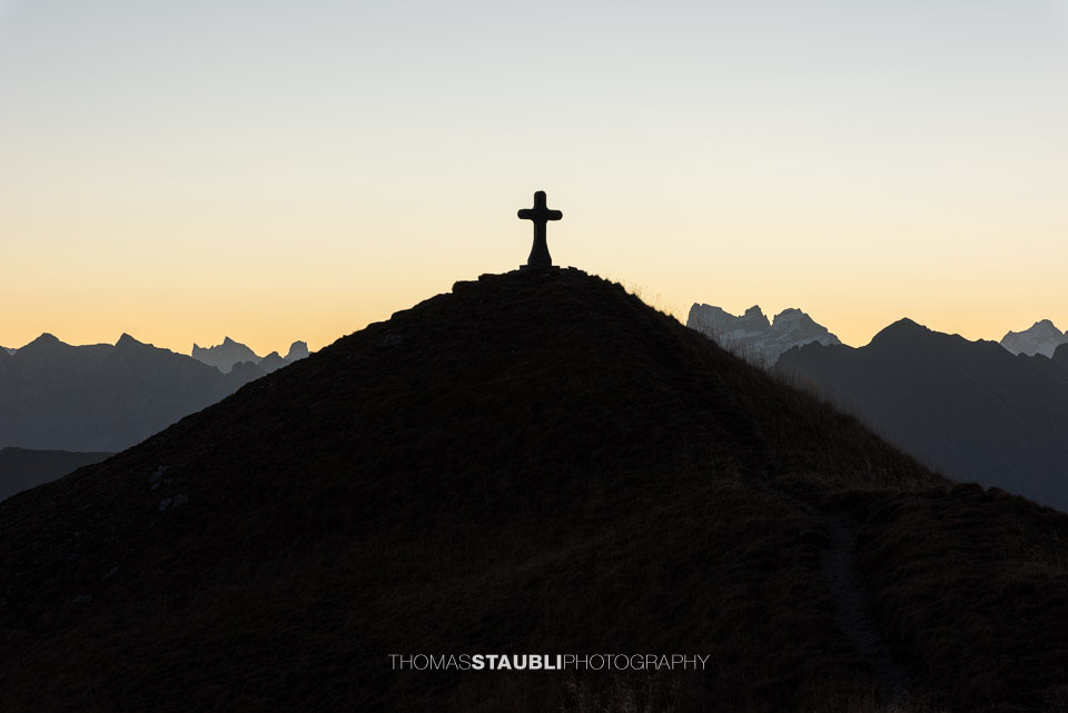 Sonnenaufgang über der Zentralschweiz