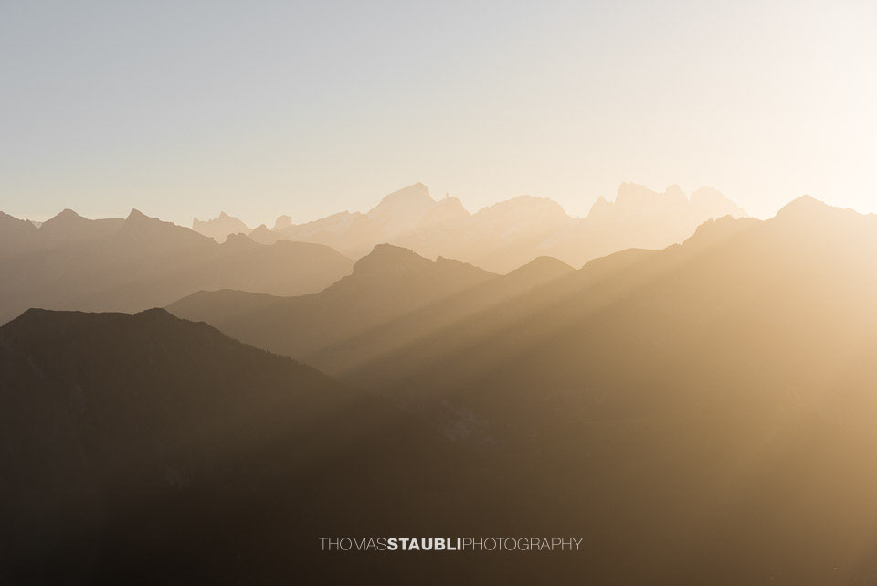 Sonnenaufgang auf dem Männli / Mändli