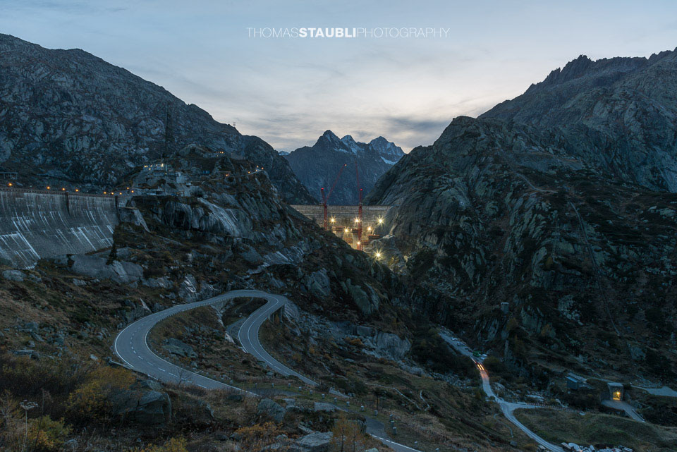 Ersatz Staumauer Spitallamm an der Grimsel