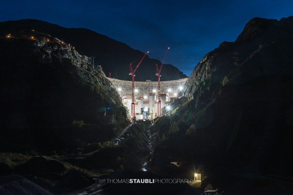 Ersatz Staumauer Spitallamm an der Grimsel