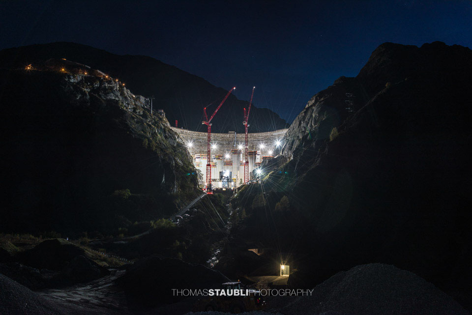 Ersatz Staumauer Spitallamm an der Grimsel