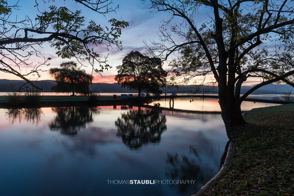 Morgenrot über der Saffa-Insel