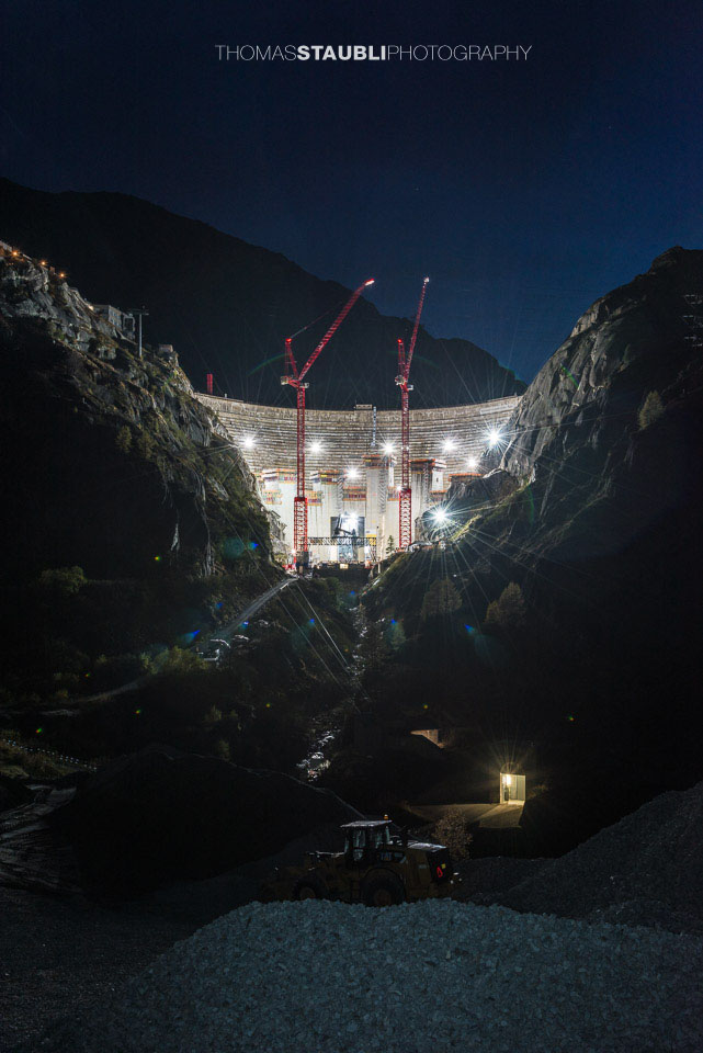 Ersatz Staumauer Spitallamm an der Grimsel