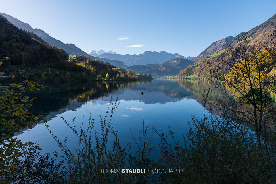 Blick von Kaiserstuhl auf den Lungernsee