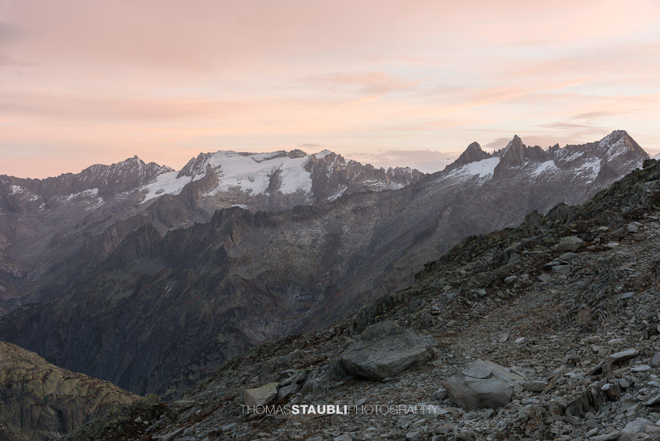 Blick zum Gärstengletscher