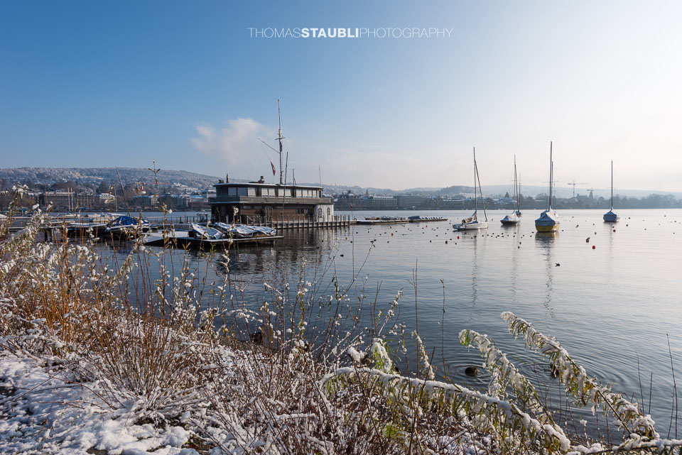 Bootshaus am General-Guisan-Quai in Zürich