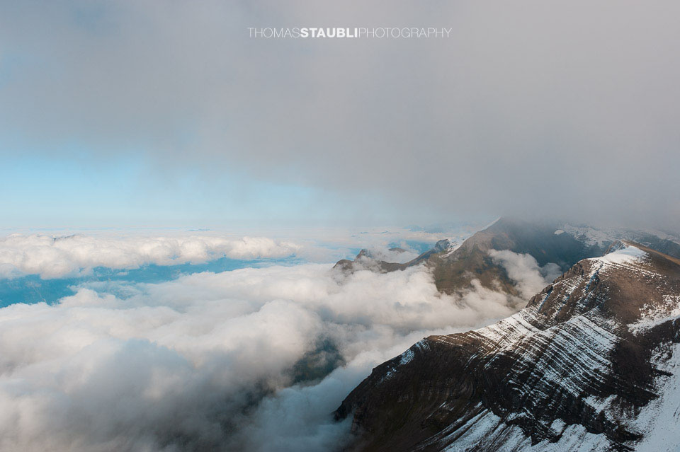 Blick vom Faulhorn über das Nebelmeer