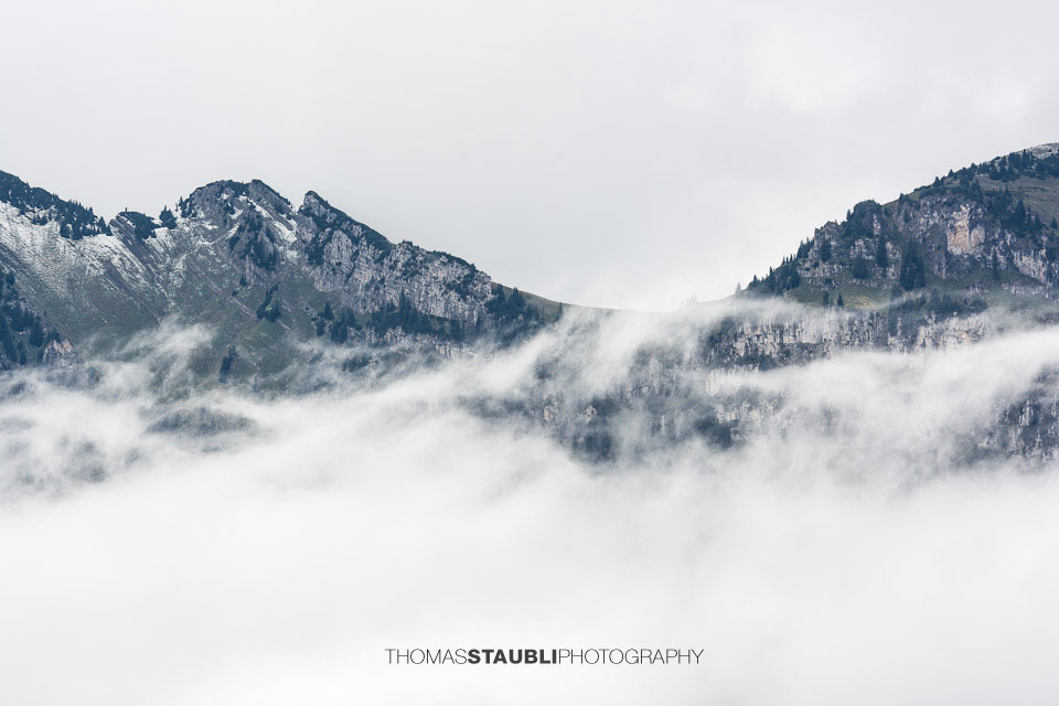 Wolken und Schnee am Höchst