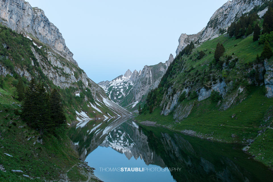 Alpstein – frühmorgens am Fählensee