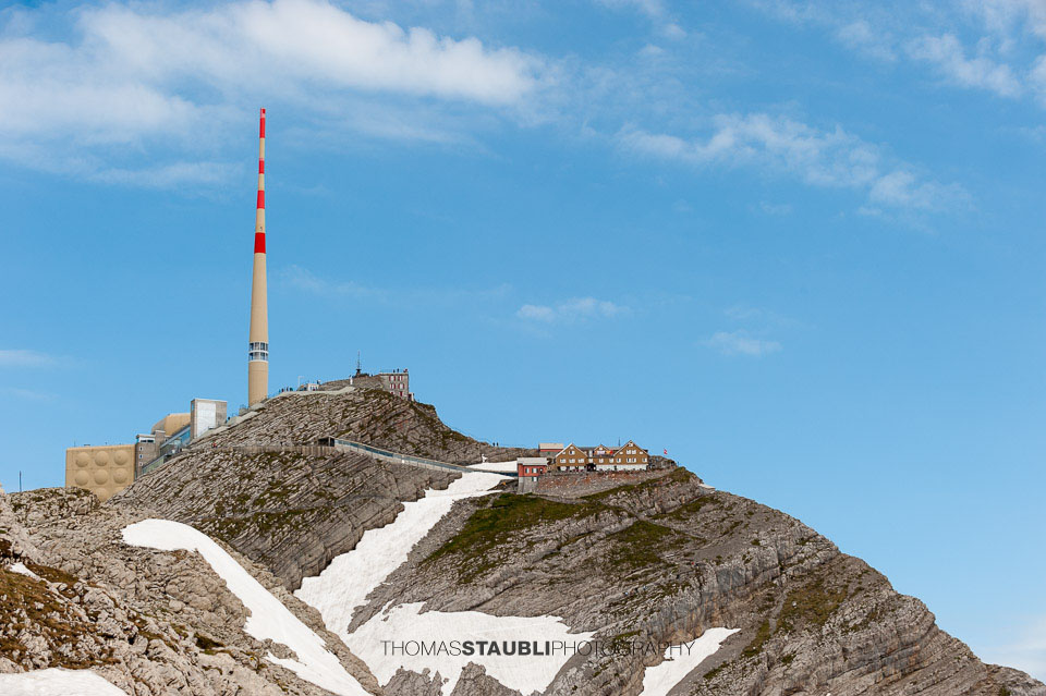 Alpstein – Säntis Gipfel mit Berggasthaus Alter Säntis