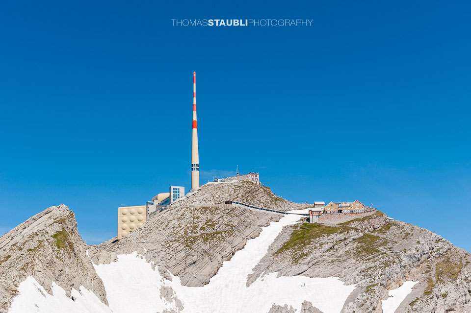 Alpstein – Säntis Gipfel mit Berggasthaus Alter Säntis