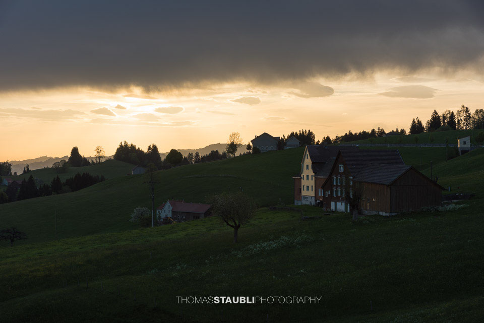 Sonnenaufgang bei Schwellbrunn