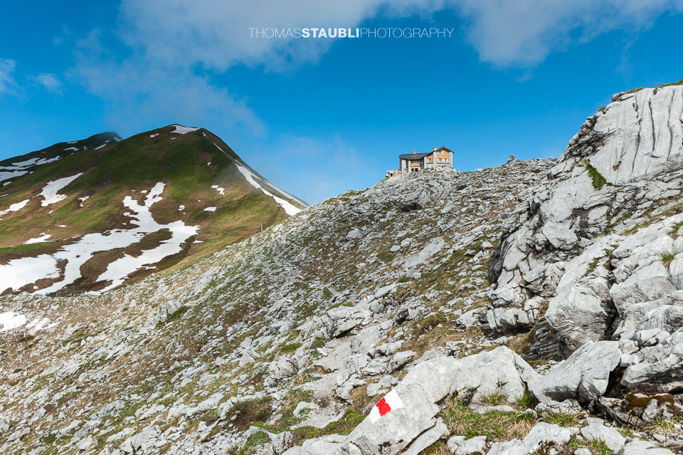 Geröllfelder auf dem Weg zur Carschinahütte