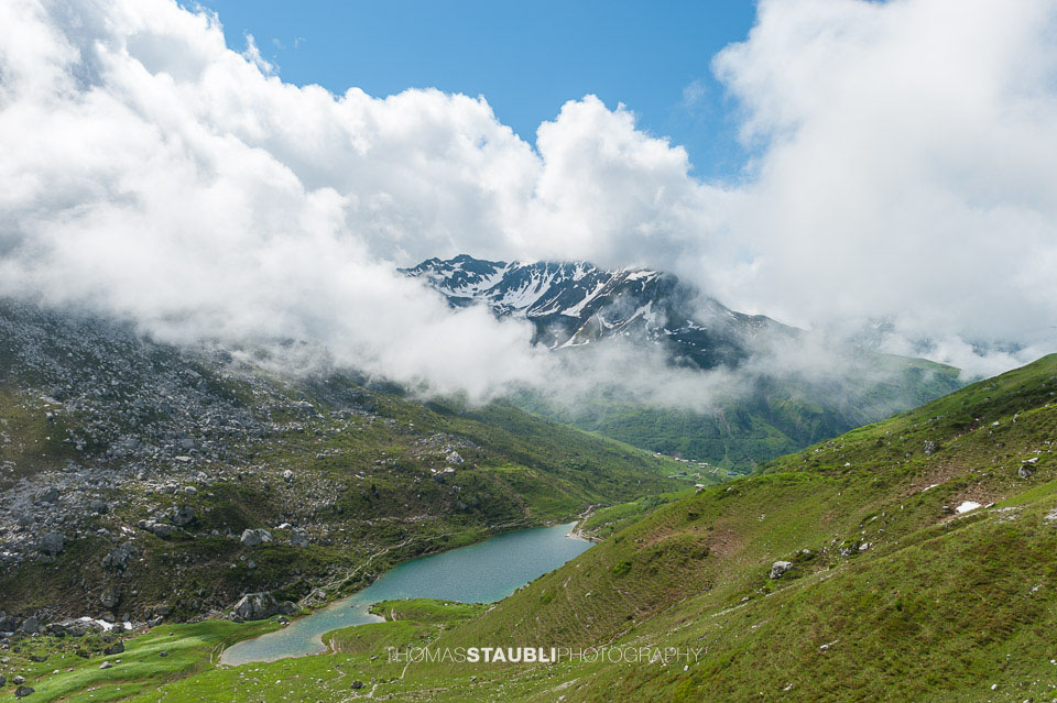 Riedkopf und Scholberg in den Wolken
