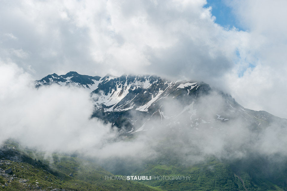 Riedkopf und Scholberg in den Wolken