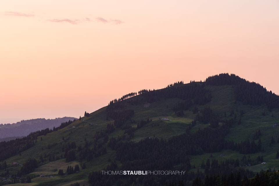 Abendrot über dem Fähnerenspitz