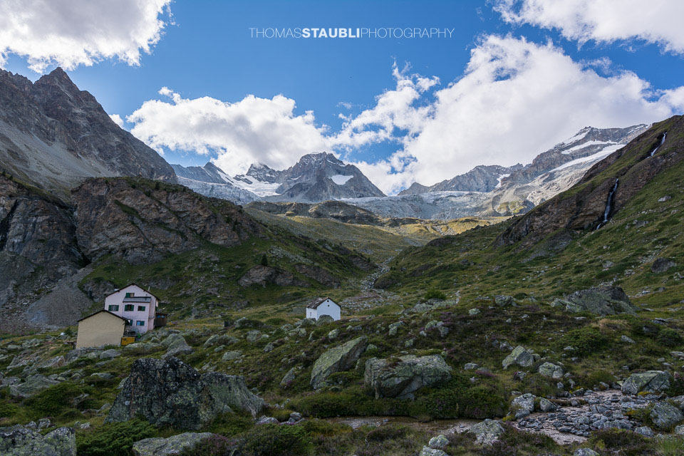 Bergkulisse beim Berggasthaus Trift