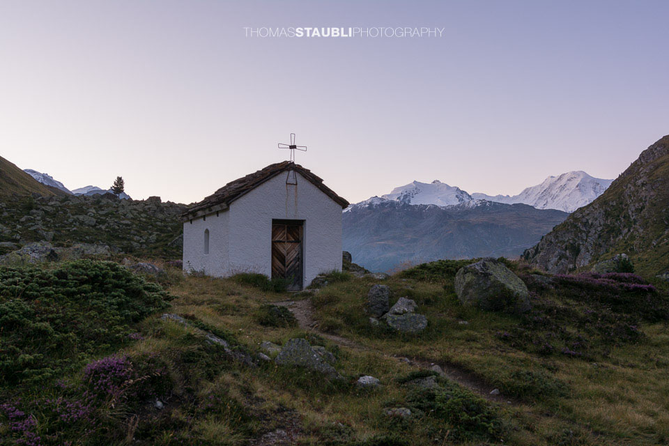 Morgenstimmung bei der Kapelle auf der Trift