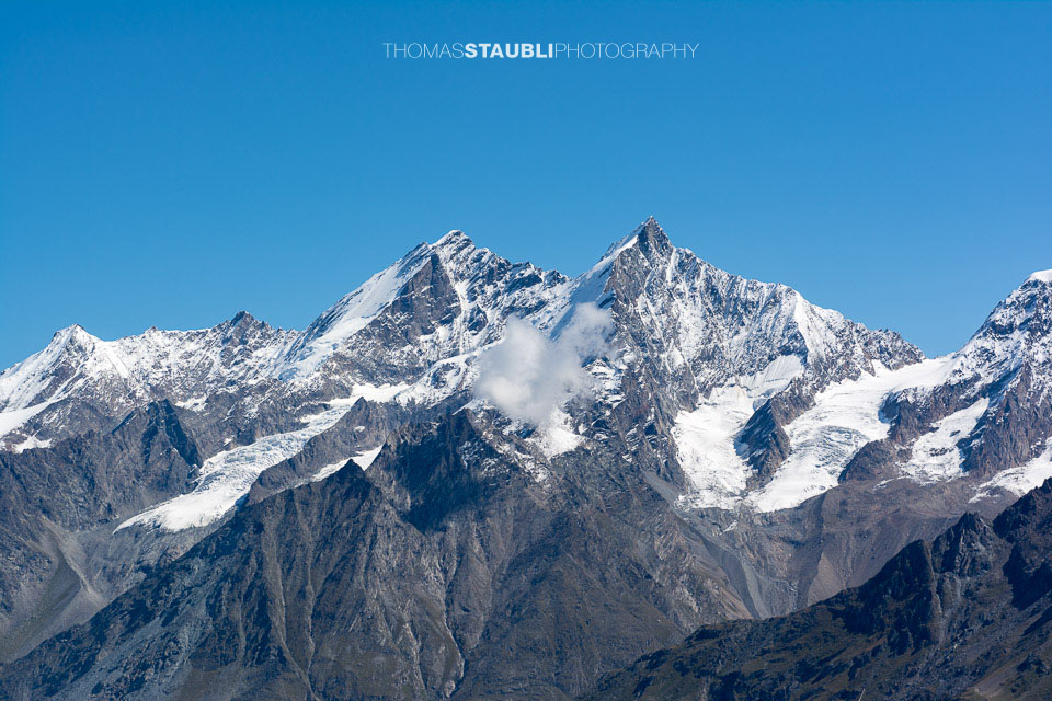 verschneiter Dorn und Täschhorn
