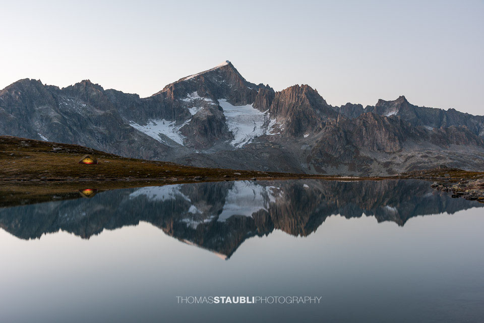 der Galenstock im Abendlicht