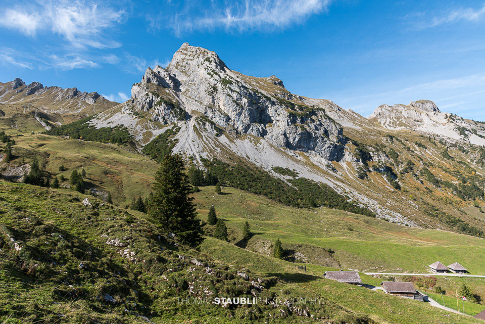 Fluonalp mit Blick Richtung Rossflue