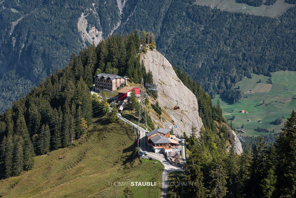 Bergstation der Lungern Turren Bahn
