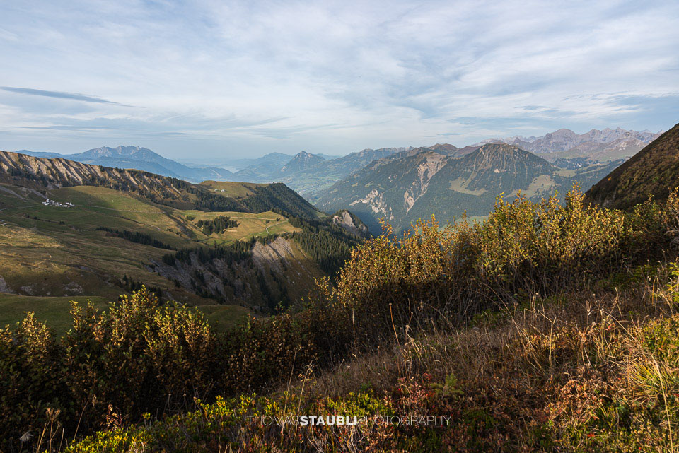 Blick vom Wilerhorn Richtung Turren und Zentralschweiz