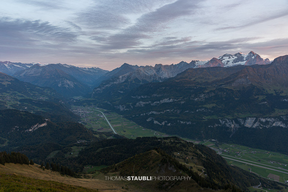 Blick vom Wilerhorn Richtung Meiringen