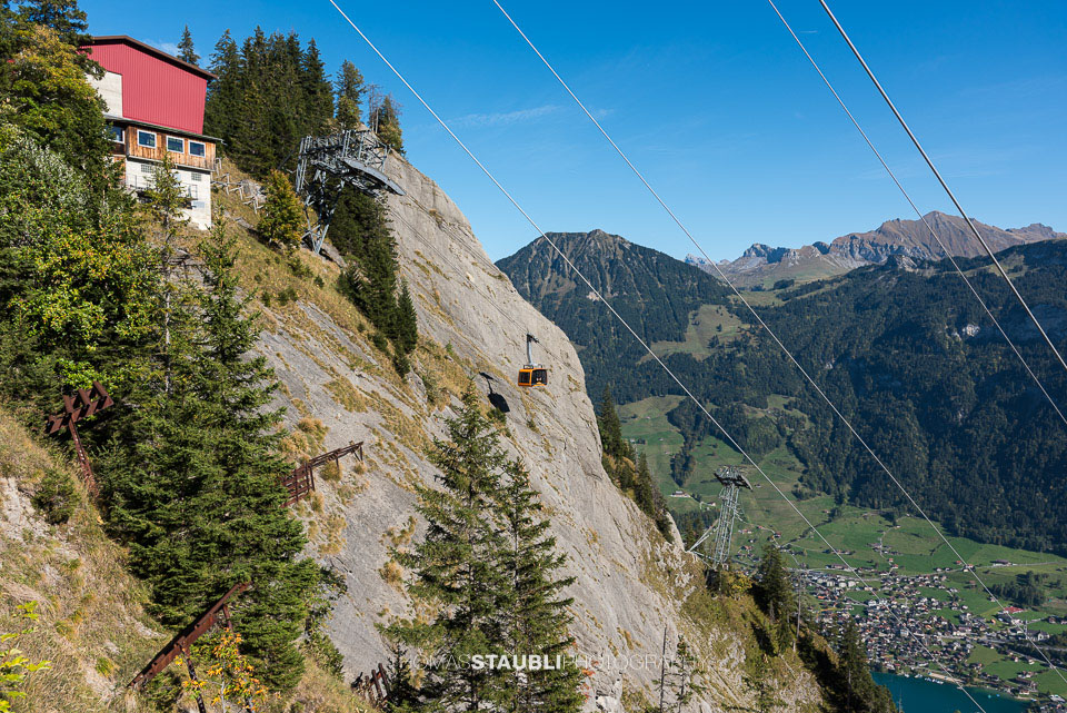 Bergstation der Lungern Turren Bahn