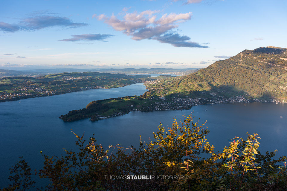 Aussicht vom Bürgenstock Richtung Weggis