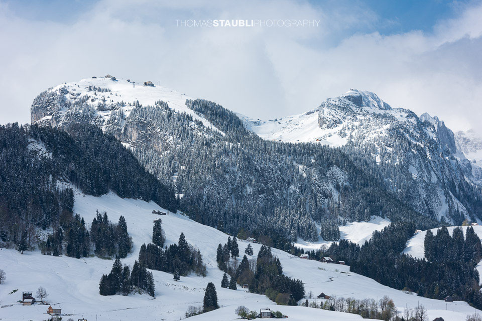 Blick zur Ebenalp und Schäfler