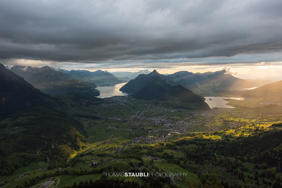 Blick Richtung Hoflue und Rigi