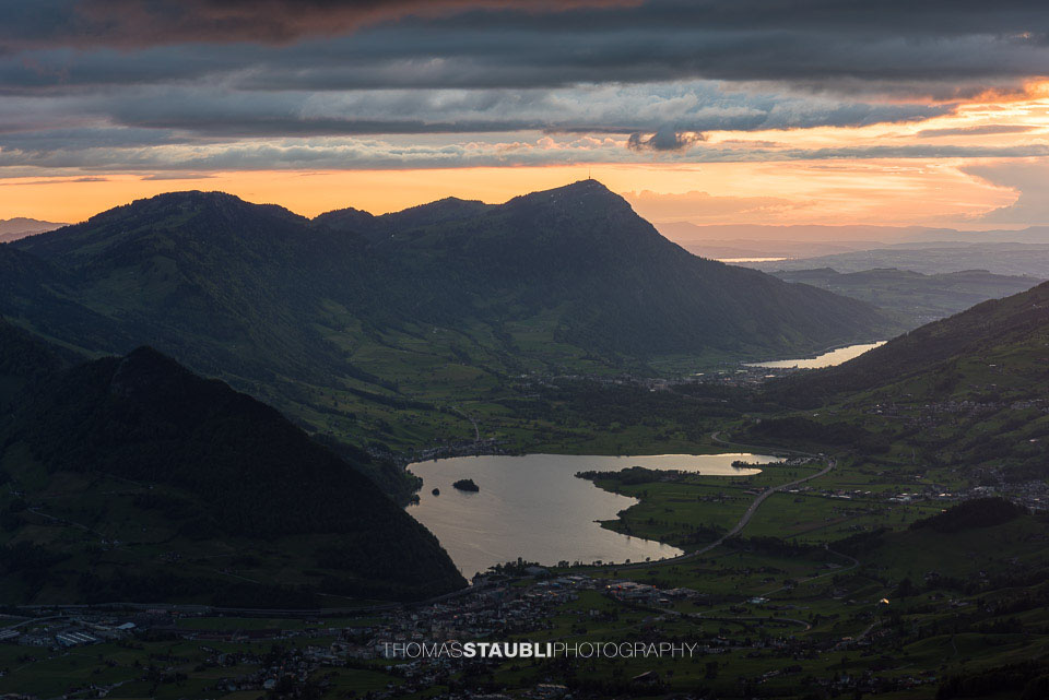 Abendstimmung über der Rigi