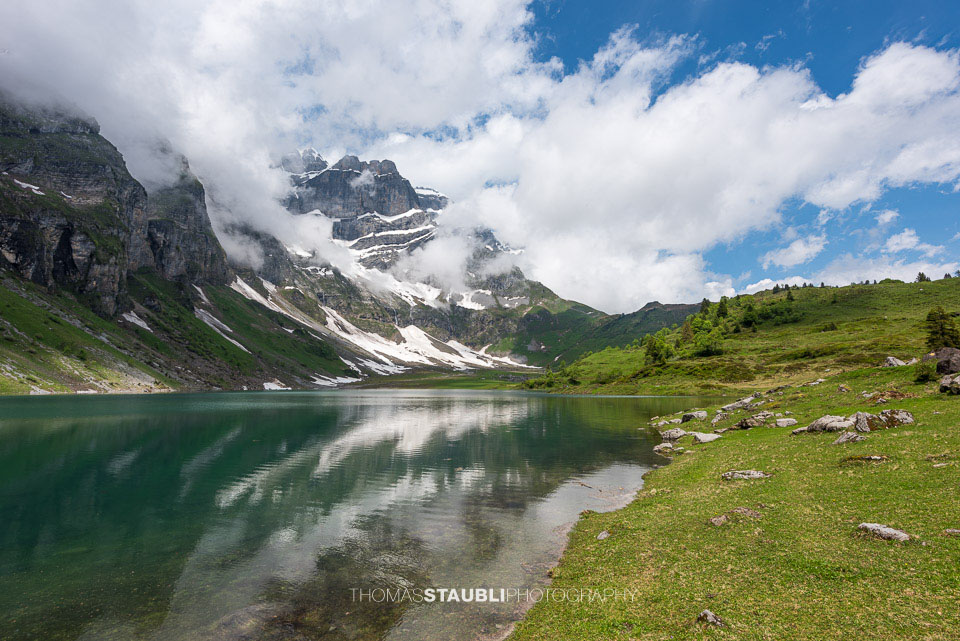Wolkenhimmel am Oberblegisee