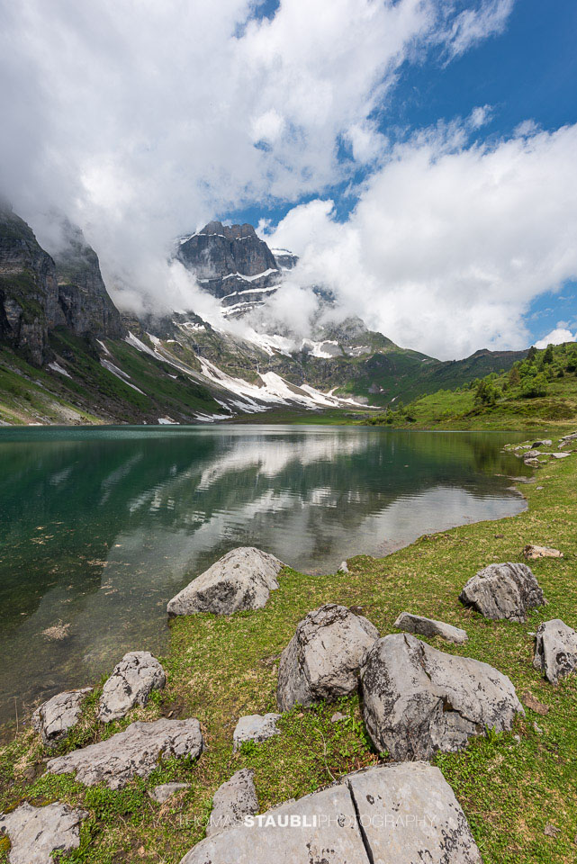 Wolkenhimmel am Oberblegisee