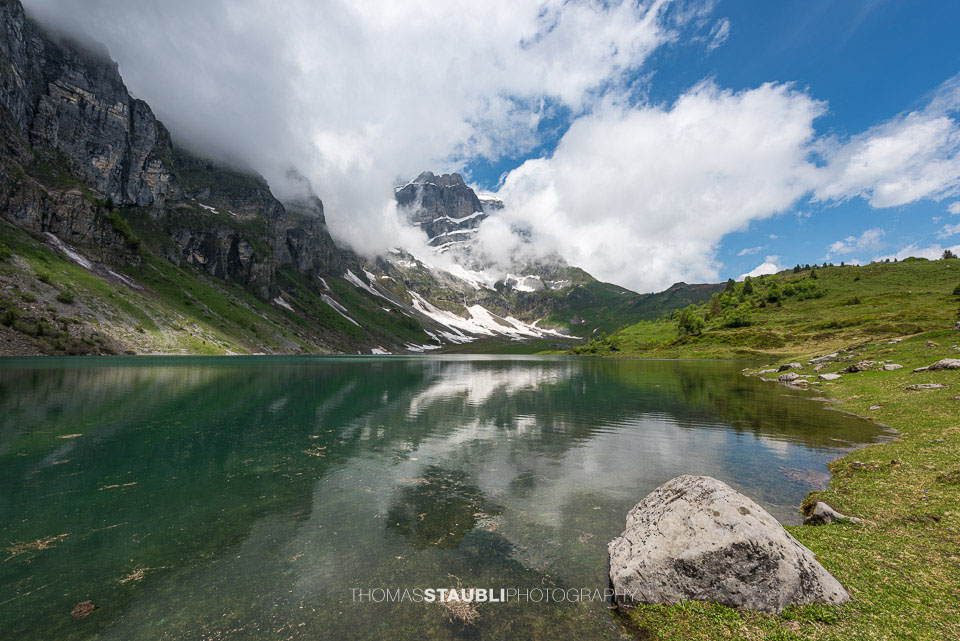 Wolkenhimmel am Oberblegisee